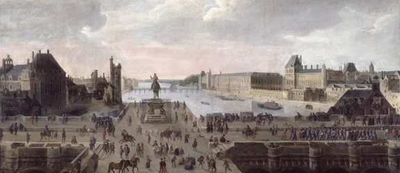 Ansicht der Pont-Neuf und der Seine flussabwärts, ca. 1633